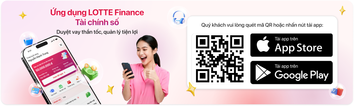 Ứng dụng LOTTE Finance Tài chính số